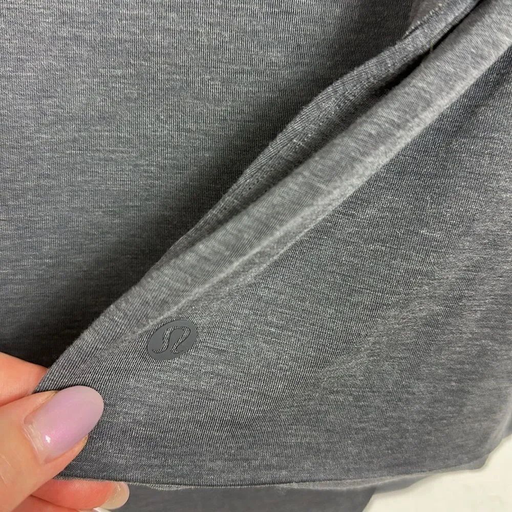 Lululemon Sweetest Day Long Sleeve Tencel Top In Heathered Titanium Size 4